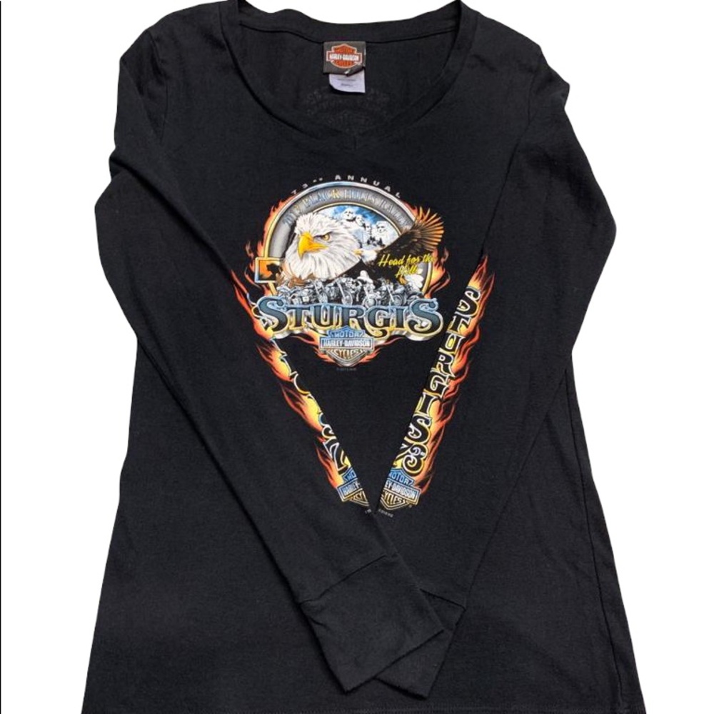 Harley Davidson Sturgis Long Sleeve T-Shirt. Size Small